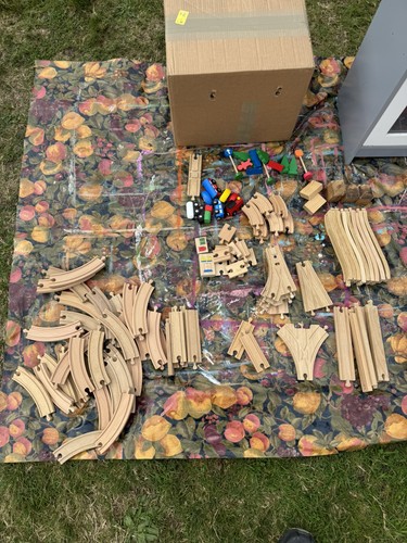 Large wooden train bundle brio - wooden,