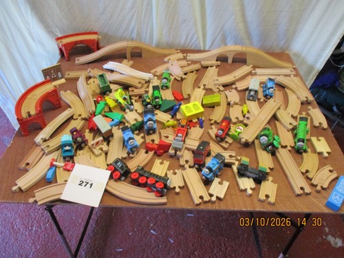 Wooden train track and - and,