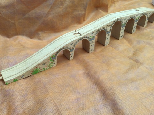 Wooden train track - train,
