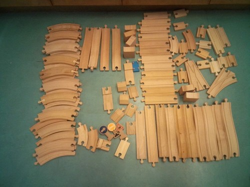 Wooden train track bundle fit - wooden,