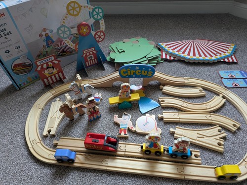 Little town circus - little, wooden