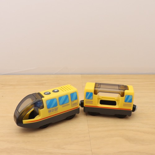 Wooden train track yellow - wooden,