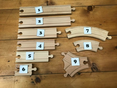 Brio compatible wooden train - wooden,