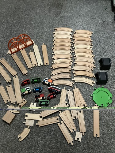 Wooden train track bundle ikea - bundle,