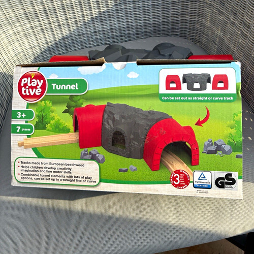 Playtive wooden train track - wooden,