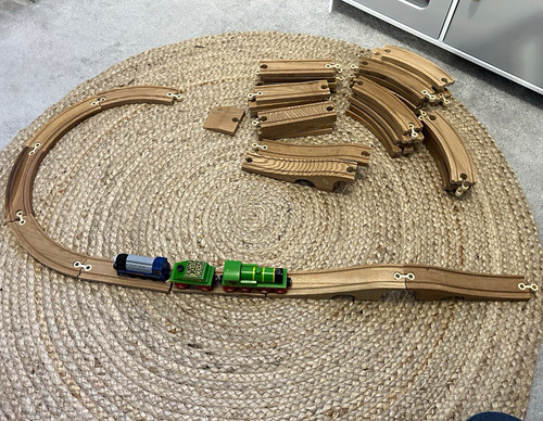 Bigjigs wooden train track - bigjigs,