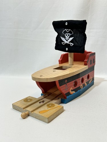 Wooden bigjigs pirate galleon - wooden,