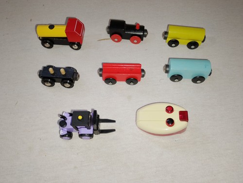 Vehicles for wooden train - vehicles,