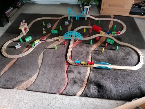 Large wooden train bundle - large,