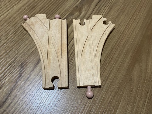 Wooden train track - track, junctions