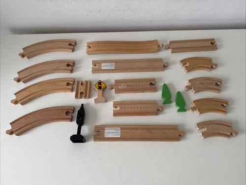 Wooden train track set plus - set,