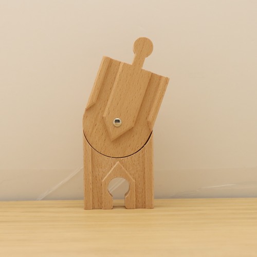Wooden train track - train, rotating