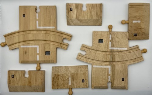 Wooden train track bigjigs - wooden,