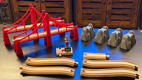 Brio wooden train track bundle - brio,