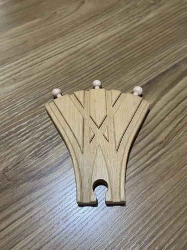 Wooden train track way - train, 3