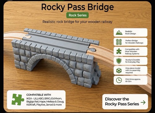 Brio wooden track rocky - brio,