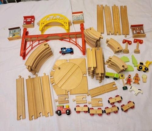 Wooden train track mixed - wooden,