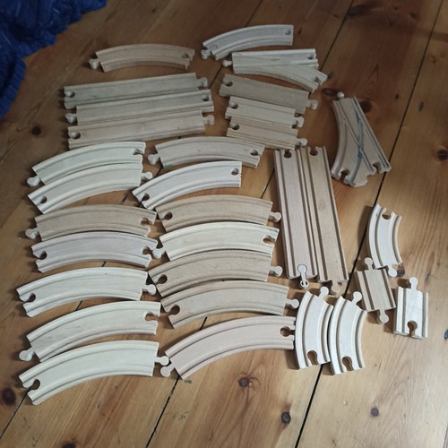 Wooden train track - train, 31