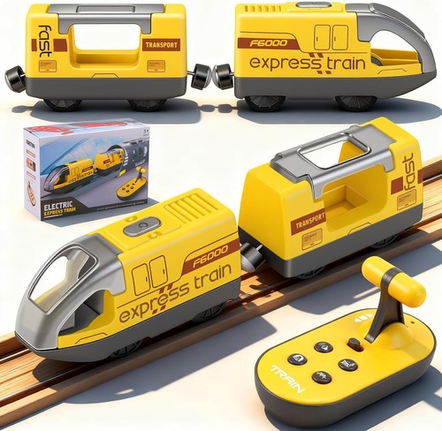 Electric train set motorised - train,