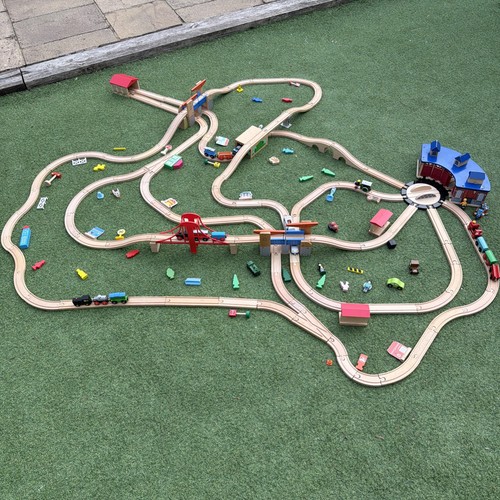 Wooden train track bundle brio - wooden,