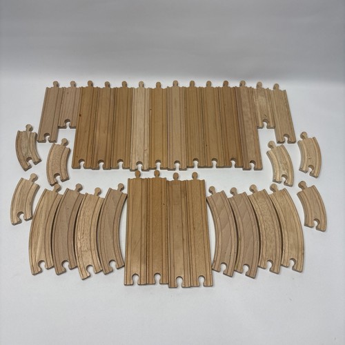 Wooden train track - train, x34