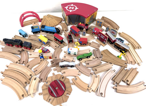 Wooden train track bundle brio - bundle,