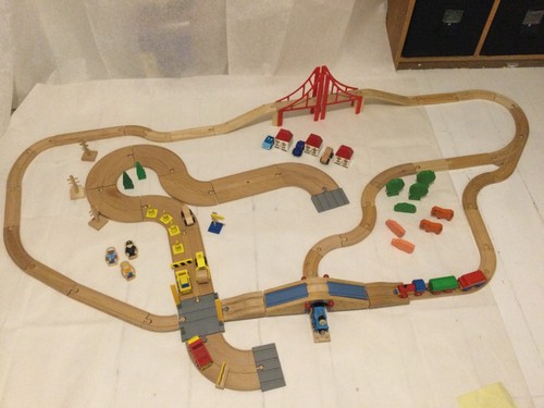 Wooden road rail construction - wooden,
