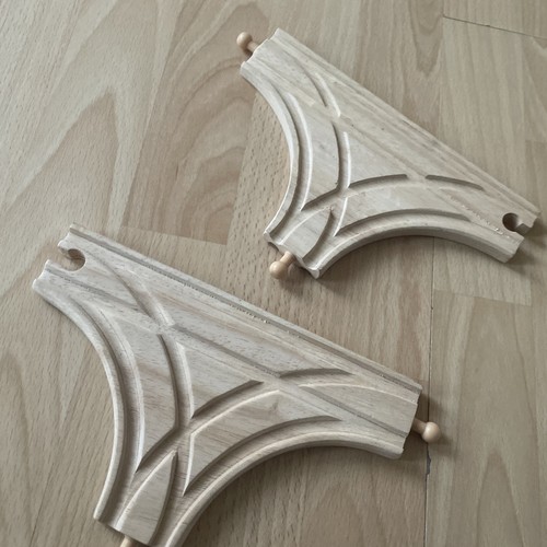 Junctions for wooden train - wooden,