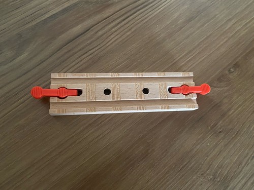 Wooden train track adapter - train,