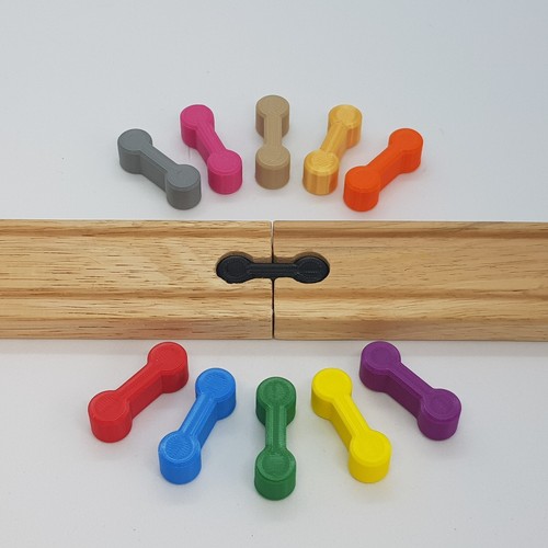 Wooden train track - x,