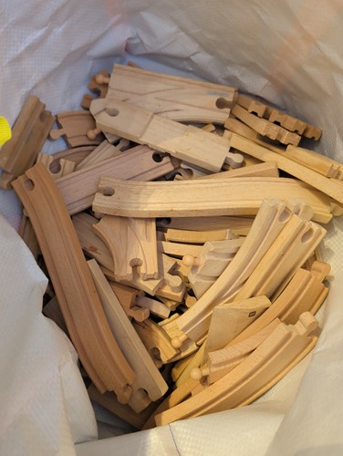 Wooden train track job lot - wooden,