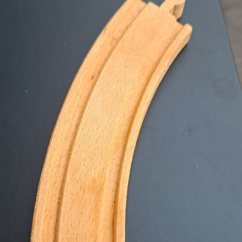Wooden train track curved - wooden,