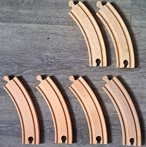 Wooden toy train - wooden, pieces