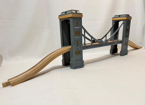 Large wooden train track - wooden,