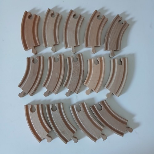 Wooden railway track - wooden,