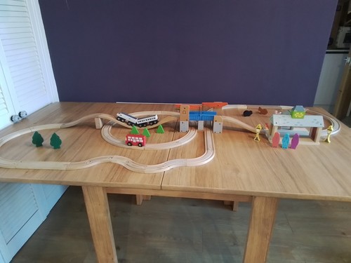 Wooden train track bundle - wooden,