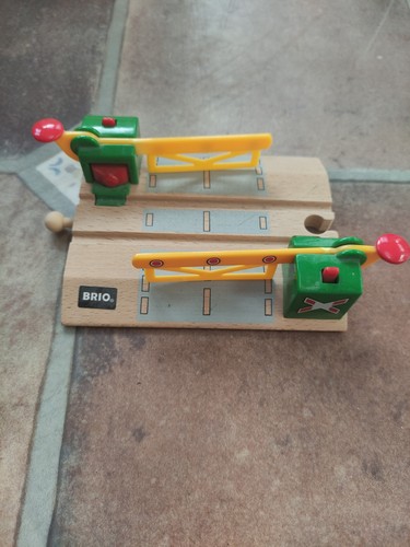 Brio level crossing for - crossing, wooden