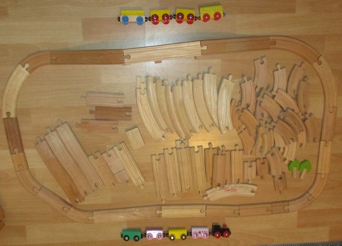 Bigjigs wooden train - bigjigs, &